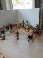 Groot set Playmobil . Cowboys op de koppel, Western, Ophalen of Verzenden, Zo goed als nieuw, Complete set