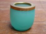Vintage opaline bakje met vergulde rand Murano, Ophalen of Verzenden