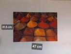 Mooi schilderij rood/oranje, Antiek en Kunst, Kunst | Schilderijen | Abstract, Ophalen