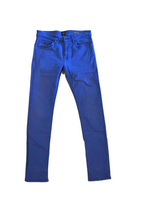 Boss Hugo Boss marine blue 020 Delaware slim fit W32 L34, Kleding | Heren, Broeken en Pantalons, Zo goed als nieuw, Maat 48/50 (M)