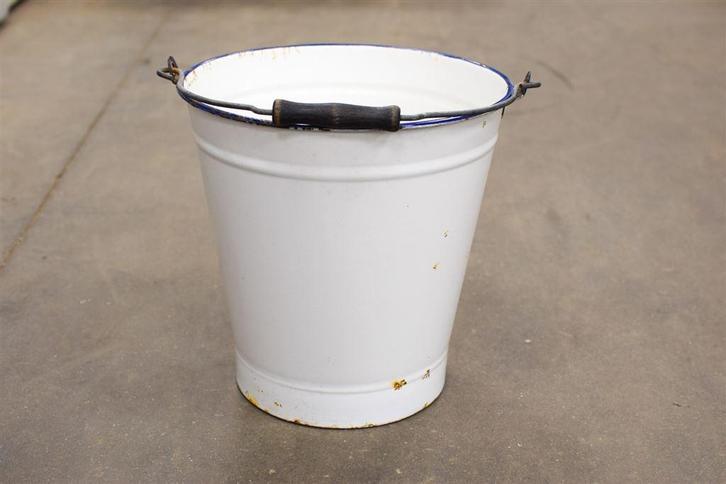 Emaille emmer 47902, Antiek en Kunst, Antiek | Emaille, Ophalen of Verzenden