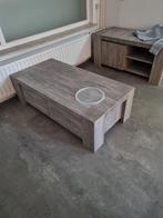 Houten salontafel, Huis en Inrichting, Gebruikt, Modern, Minder dan 50 cm, Rechthoekig