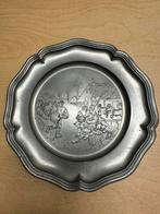 Mooi tinnen bord, Antiek en Kunst, Ophalen