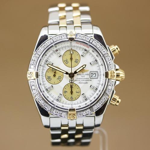 Breitling Chronomat Evolution Diamant B13356, Sieraden, Tassen en Uiterlijk, Horloges | Heren, Gebruikt, Polshorloge, Breitling