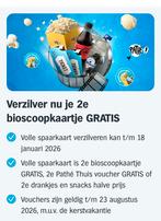 Pathe bioscoop 2e kaartje gratis, Verzamelen, Albert Heijn, Ophalen