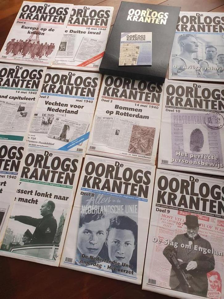 De oorlogskranten tweede wereldoorlog 1940-1945 - deel 1-11, Verzamelen, Militaria | Tweede Wereldoorlog, Overige soorten, Boek of Tijdschrift