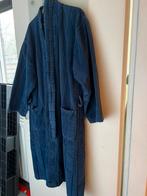 Badjas XL Donkerblauw Katoen, Ophalen of Verzenden, Zo goed als nieuw