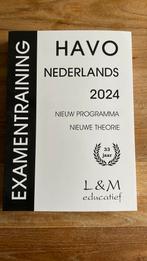 Havo Nederlands examentraining 2024, Ophalen of Verzenden, Nieuw, HAVO, Nederlands