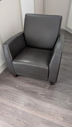 2 leren fauteuils, Huis en Inrichting, Fauteuils, Ophalen, Gebruikt, 75 tot 100 cm, 75 tot 100 cm