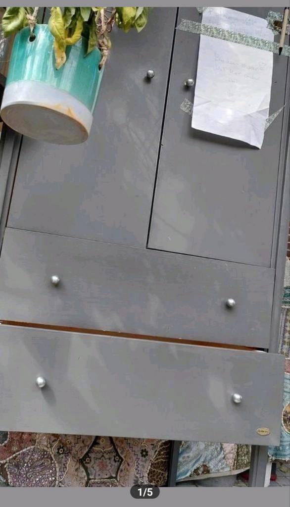 kledingkast, Kinderen en Baby's, Kinderkamer | Commodes en Kasten, Gebruikt, 105 cm of meer, 100 cm of meer, 50 tot 70 cm, Voetruimte