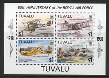 Tuvalu- 1998- Blok = motief Vliegtuigen  beschikbaar voor biedingen