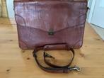 Vintage leren damestas of laptoptas, Ophalen, 15 inch, Zo goed als nieuw, Aktetas