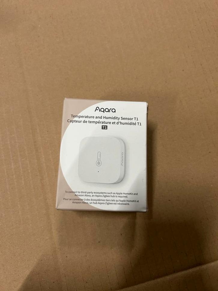 Aqara Temperatuur- en Vochtigheidssensor T1, Huis en Inrichting, Woonaccessoires | Thermometers, Nieuw, Ophalen