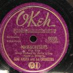 GEZOCHT: Gene Krupa and his Orchestra - Massachusetts 78rpm, Gebruikt, 10 inch, Ophalen of Verzenden, 1940 tot 1960