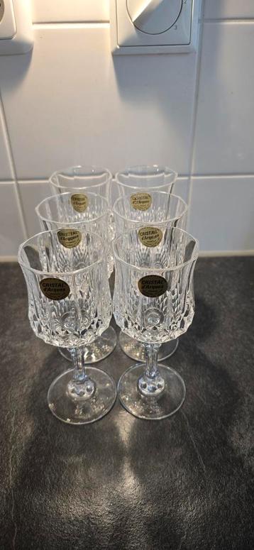 Cristal D'Arques Longchamp glazen beschikbaar voor biedingen