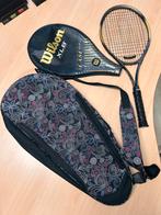 Tennisracket Dunlop in leuke tas., Sport en Fitness, Tennis, Ophalen of Verzenden, Zo goed als nieuw, Tas, Dunlop