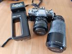 Minolta XG-M body met 2 Minolta zoomlenzen, Ophalen of Verzenden, Gebruikt, Spiegelreflex, Minolta