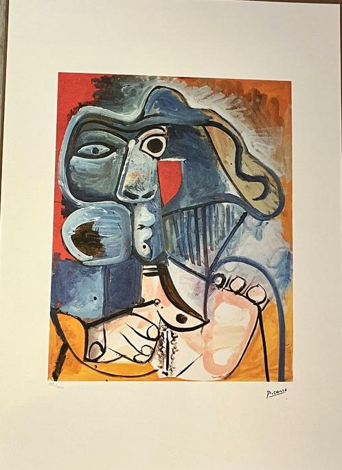 Pablo Picasso (1881-1973) - Head of Woman, Antiek en Kunst, Kunst | Litho's en Zeefdrukken, Verzenden