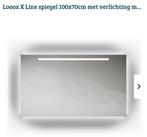 Badkamerspiegel Looox 100x70 nieuw in doos, Huis en Inrichting, Badkamer | Badkamermeubels, Ophalen, Overige typen, Nieuw, Minder dan 25 cm