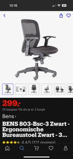 Ergonomische bureaustoel - Zo goed als nieuw!, Ophalen, Zwart, Zo goed als nieuw, Bureaustoel