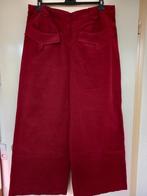 Donkerrode ART lange rib broek, maat 48-50, 16 xxxl, ritssl, Art, Nieuw, Ophalen of Verzenden, Broek of Spijkerbroek