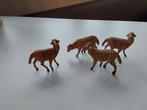 Set van 4 vintage plastic schapen, Diversen, Ophalen of Verzenden, Gebruikt