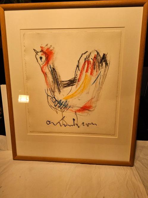 Kip Anton Heyboer, Antiek en Kunst, Kunst | Litho's en Zeefdrukken, Ophalen of Verzenden