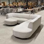 ronde japandi hoekbank vespa beige incl hocker, Ophalen of Verzenden, Zo goed als nieuw