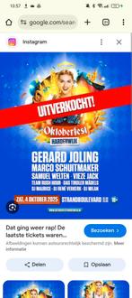 Ticket oktoberfest harderwijk, Tickets en Kaartjes, Eén persoon