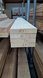 Partijtje vuren 5x25 glad, Tuin en Terras, Ophalen, Zo goed als nieuw, 250 cm of meer, Planken