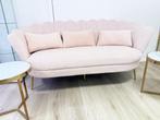 Roze Bank in Art Deco Stijl, Huis en Inrichting, Ophalen, Zo goed als nieuw, Stof