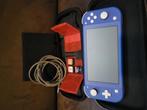 Nintendo Switch Lite - Turquoise met hard case opberg, Spelcomputers en Games, Spelcomputers | Nintendo Switch Lite, Ophalen of Verzenden