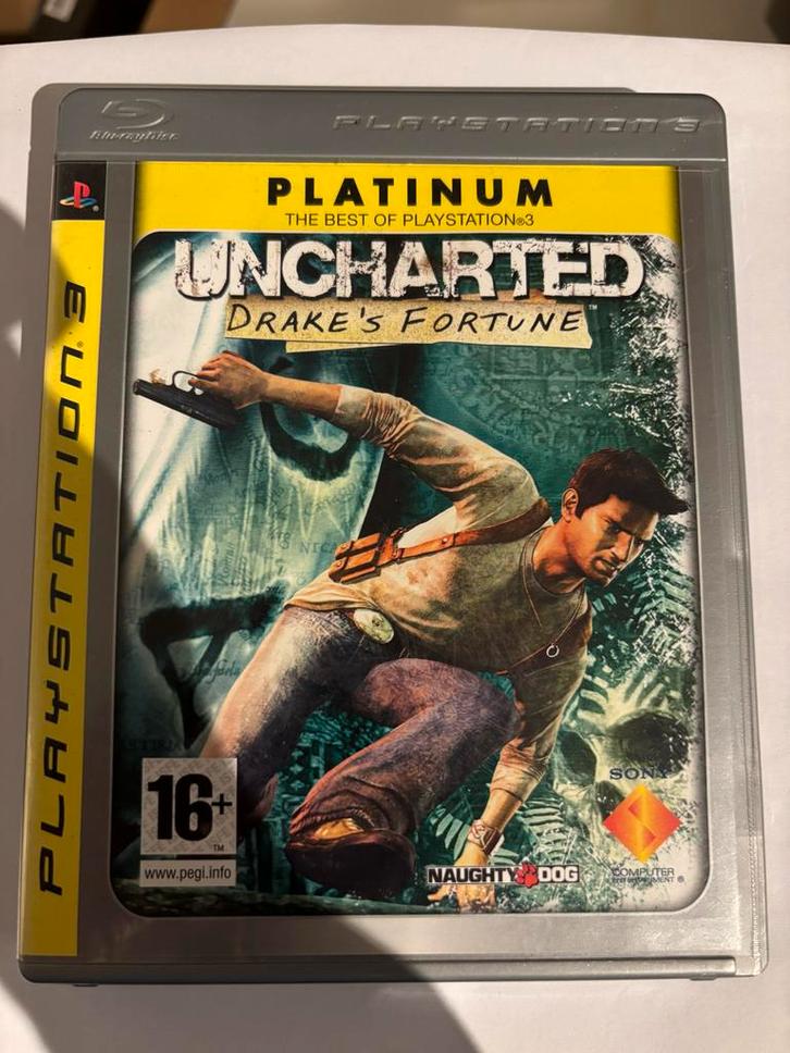 Uncharted: Drake's Fortune (PS3) - Platinum!, Spelcomputers en Games, Games | Sony PlayStation 1, Gebruikt, Avontuur en Actie