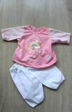 mooi shirt babyborn en witte broek voor 43 of anabell, Kinderen en Baby's, Speelgoed | Poppen, Ophalen of Verzenden, Zo goed als nieuw