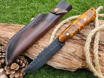 Special Edition Wortelhout Bushcraft Survivaltaken mes beschikbaar voor biedingen
