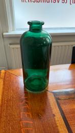 Groene grotere vaas, 25,5cm hoog, Huis en Inrichting, Ophalen of Verzenden, Minder dan 50 cm, Groen, Glas