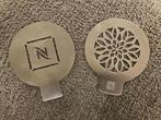 2 Nespresso koffiesjablonen, Ophalen of Verzenden, Gebruikt, Koffiemachine