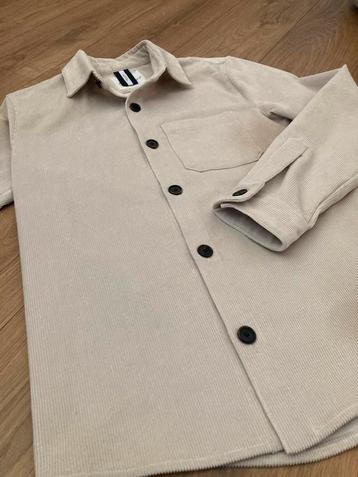 Profuomo Corduroy Overshirt Beige maat M. Nieuw  beschikbaar voor biedingen