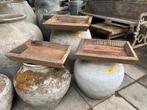 Stoere dienbladen gemaakt van oud Truckwood, Nieuw, Ophalen of Verzenden, Nvt, Rechthoekig