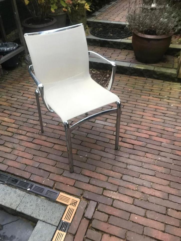 6 Italiaanse design eetkamerstoelen Alias - Perfecte staat!, Huis en Inrichting, Stoelen, Zo goed als nieuw, Vijf, Zes of meer stoelen