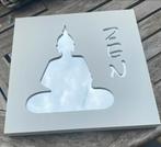 Spiegel met Boeddha afbeelding, Huis en Inrichting, Woonaccessoires | Spiegels, Minder dan 50 cm, Ophalen of Verzenden, Zo goed als nieuw