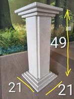 Marmeren zuil Absolute Nieuwstaat Crème Marfil, Huis en Inrichting, Woonaccessoires | Zuilen en Pilaren, Ophalen, Zo goed als nieuw