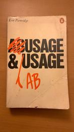 Usage & abusage - Eric Partridge, Ophalen of Verzenden