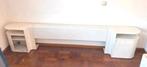 Auping Auronde 180 x 200 achterwand, Huis en Inrichting, Slaapkamer | Bedden, Ophalen, Gebruikt, Wit, Tweepersoons