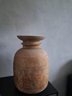 Houten Vaas Decoratie, Huis en Inrichting, Woonaccessoires | Vazen, Overige materialen, Gebruikt, Overige kleuren, Ophalen of Verzenden