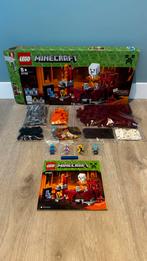 Lego Minecraft 21122 The Netherfortress met doos, Kinderen en Baby's, Speelgoed | Duplo en Lego, Complete set, Ophalen of Verzenden