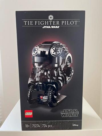 Lego Star Wars TIE FIGHTER PILOT Helm set 75274 NIEUW INDOOS beschikbaar voor biedingen