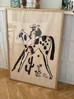 Pstr studio cowgirl lijst, Ophalen, Nieuw, Schilderij, 75 cm of meer