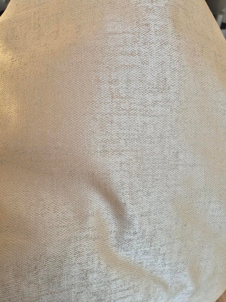 Gordijnen Cachet Beige - Enkele plooi, Ophalen, Zo goed als nieuw, 200 cm of meer, 200 cm of meer