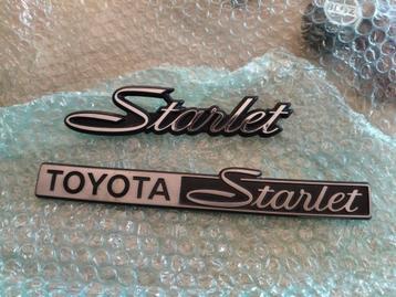 Toyota Starlet KP61 KP60 logo's emblemen beschikbaar voor biedingen